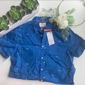 Men’s Printed Button Down